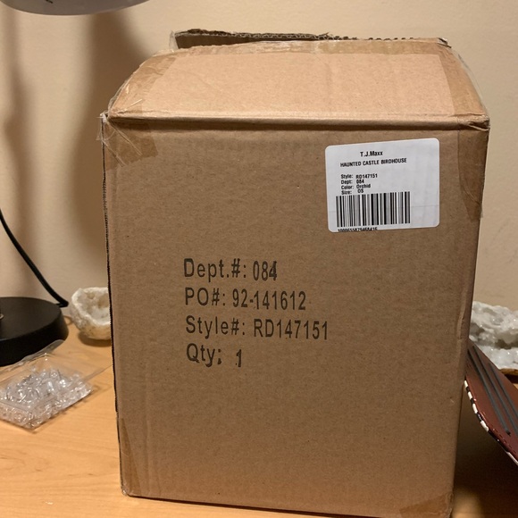 Rae Dunn Haunted Castle birdhouse - Picture 6 of 6